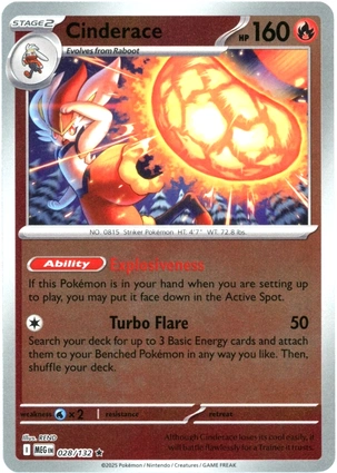 Cinderace 028/132 Mega Evolution