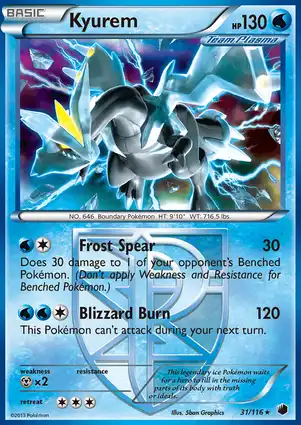 Kyurem 31/116 Plasma Freeze