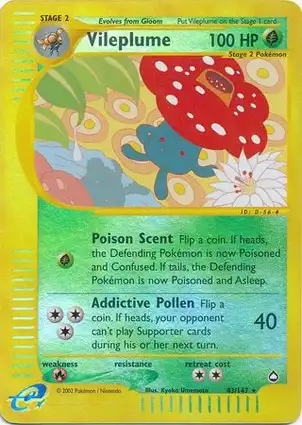 Vileplume 43/147 Aquapolis