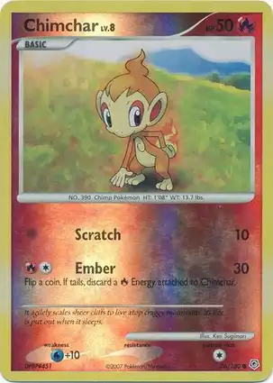 Chimchar 76/130 Diamond & Pearl