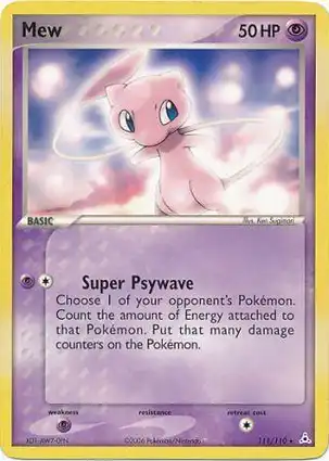 Mew 111/110 EX Holon Phantoms
