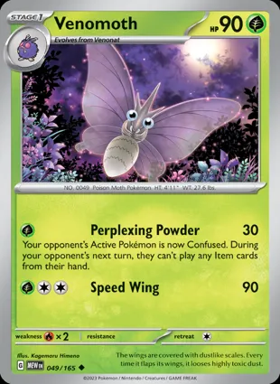 Venomoth 049/165 Scarlet & Violet 151