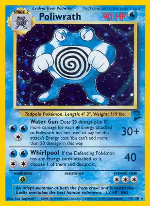 Poliwrath 15/130 Base Set 2