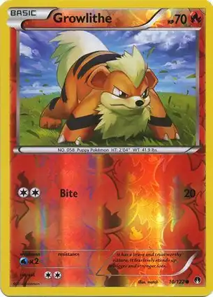 Growlithe 10/122 BREAKpoint