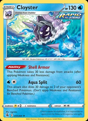 Cloyster 051/264 Fusion Strike