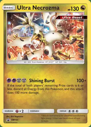 Ultra Necrozma SM165 Sun & Moon Promos