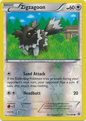 Zigzagoon 111/160 Primal Clash