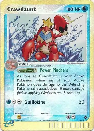 Crawdaunt 3/97 EX Dragon