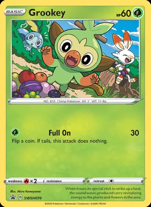 Grookey SWSH070 Sword & Shield Promos