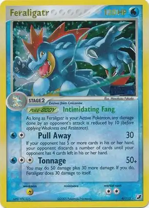 Feraligatr 4/115 EX Unseen Forces