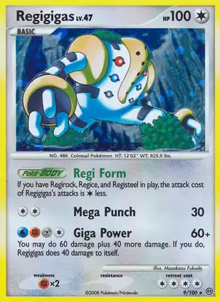 Regigigas 9/100 Stormfront