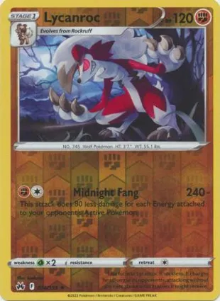 Lycanroc 074/159 Crown Zenith