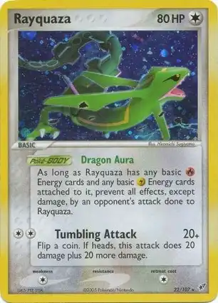 Rayquaza 22/107 EX Deoxys
