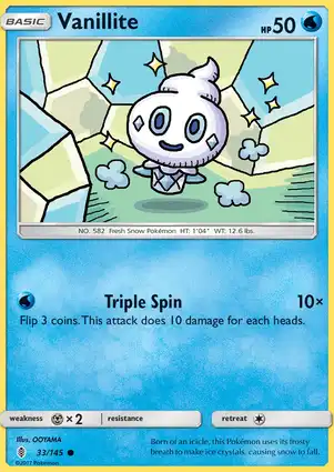 Vanillite 33/145 Guardians Rising