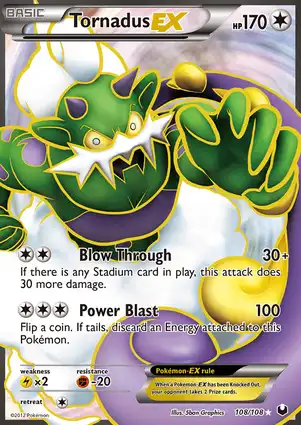 Tornadus-EX 108/108 Dark Explorers