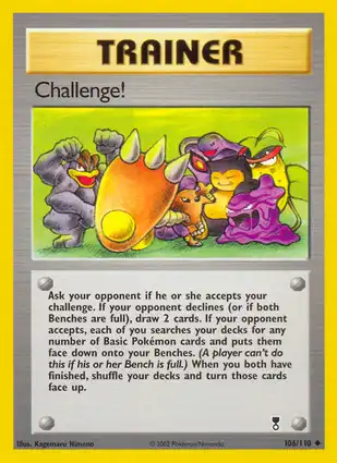 Challenge! 106/110 Legendary Collection