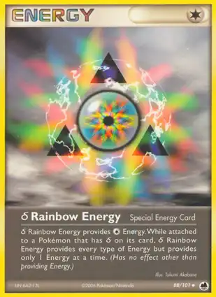 δ Rainbow Energy 88/101 EX Dragon Frontiers