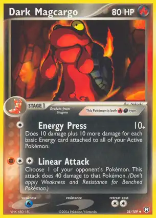 Dark Magcargo 38/109 EX Team Rocket Returns