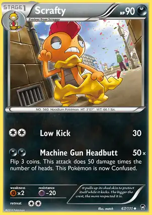 Scrafty 67/111 Furious Fists