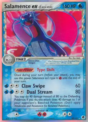 Salamence ex 98/101 EX Dragon Frontiers