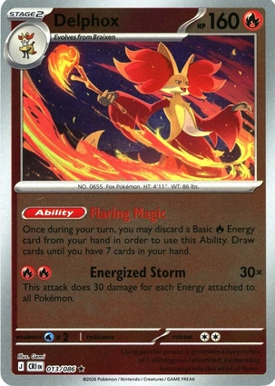 Delphox 013/086 Chaos Rising