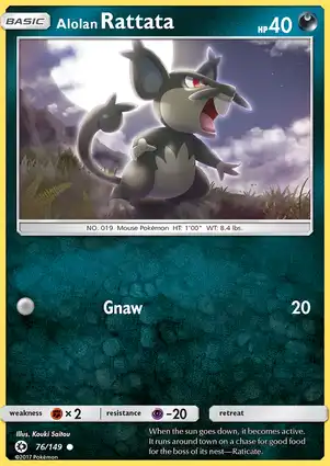 Alolan Rattata 76/149 Sun & Moon