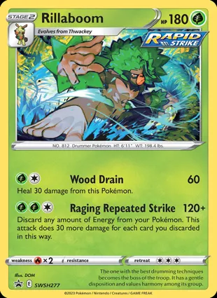 Rillaboom SWSH277 Sword & Shield Promos