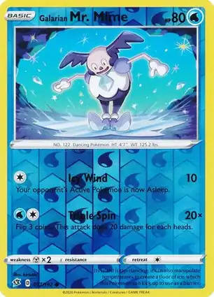 Galarian Mr. Mime 037/192 Rebel Clash