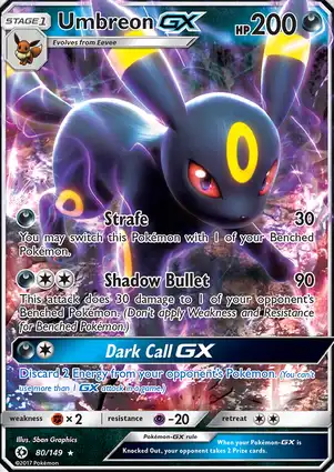 Umbreon-GX 80/149 Sun & Moon
