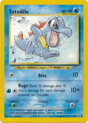Totodile 80/111 Neo Genesis