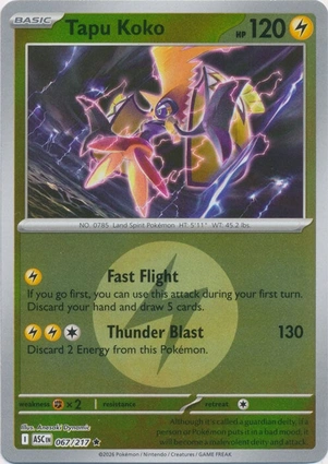Tapu Koko 067/217 Ascended Heroes
