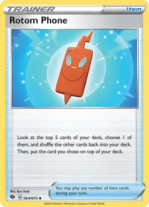 Rotom Phone 064/073 Champion's Path
