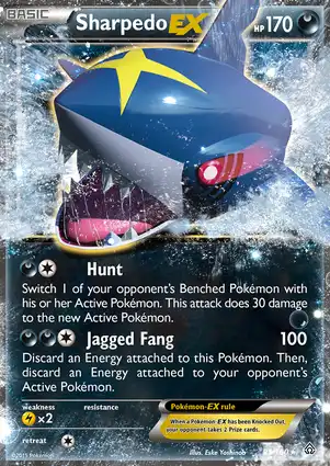 Sharpedo-EX 91/160 Primal Clash