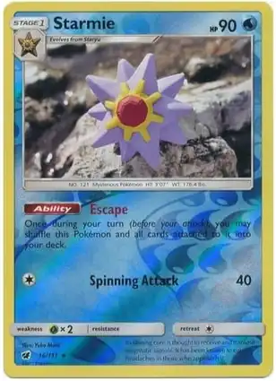 Starmie 16/111 Crimson Invasion