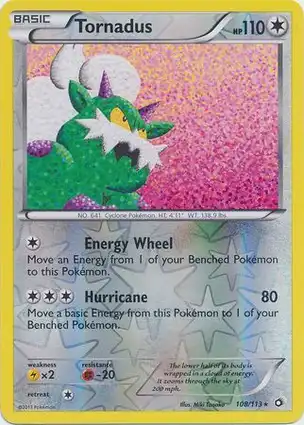 Tornadus 108/113 Legendary Treasures