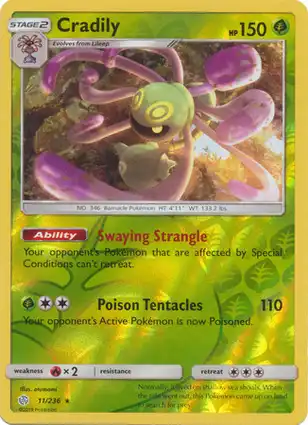 Cradily 11/236 Cosmic Eclipse