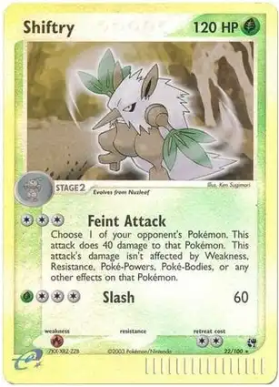 Shiftry 22/100 EX Sandstorm