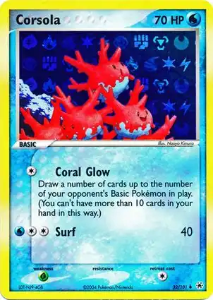 Corsola 32/101 EX Hidden Legends