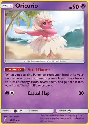 Oricorio 55/145 Guardians Rising