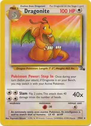 Dragonite 19/62 Fossil