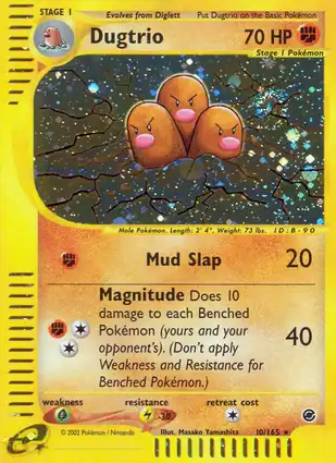 Dugtrio 10/165 Expedition Base Set