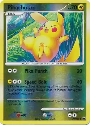 Pikachu 70/100 Stormfront