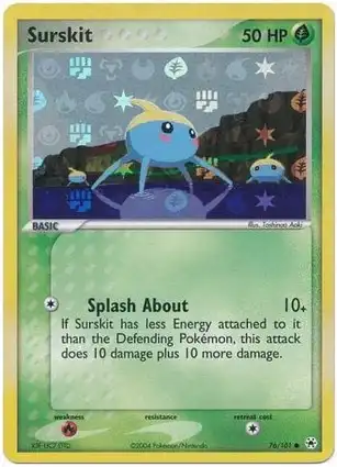 Surskit 76/101 EX Hidden Legends