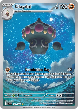 Claydol 092/086 Chaos Rising
