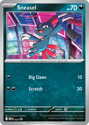 Sneasel 020 Mega Evolution Promos