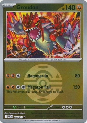 Groudon 108/217 Ascended Heroes