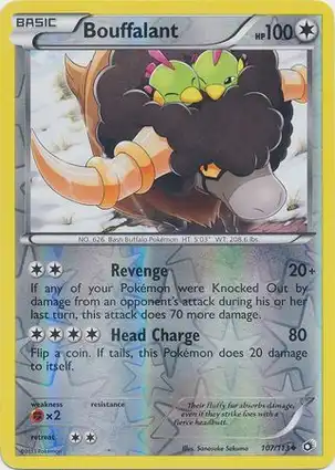 Bouffalant 107/113 Legendary Treasures