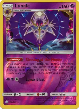 Lunala 102/236 Cosmic Eclipse