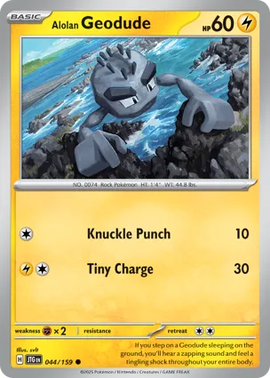 Alolan Geodude 044/159 Journey Together