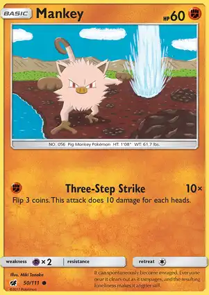 Mankey 50/111 Crimson Invasion